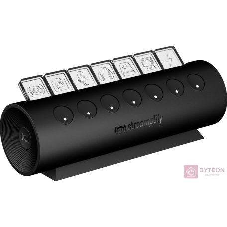 HUB USB Streamplify CTRL 7 Slot RGB 12V Fekete