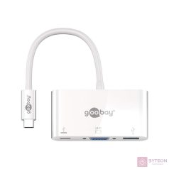   HUB USB 3.0 Goobay 62100 Type-C Multiport Adapter USB 3.0 + VGA + Type-C PD 60W