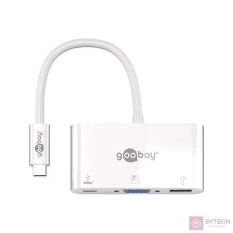 HUB USB 3.0 Goobay 62100 Type-C Multiport Adapter USB 3.0 + VGA + Type-C PD 60W