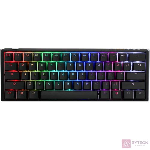 Billentyűzet Ducky ONE 3 Mini MX Brown RGB Premium ABS Magyar (HU) Fekete