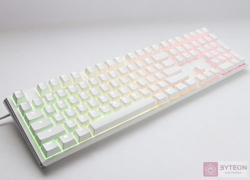 Billentyűzet Ducky ONE 3 Full Size MX Black RGB Premium ABS Magyar (HU) Fehér