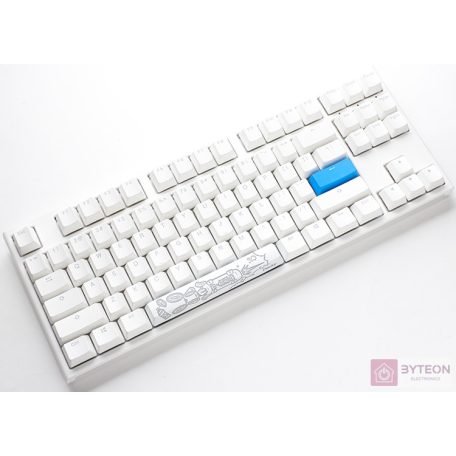 Billentyűzet Ducky ONE 2 RGB TKL MX Silent Red RGB LED Magyar (HU) Fehér
