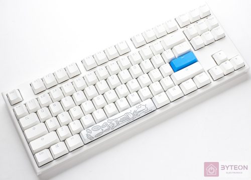 Billentyűzet Ducky ONE 2 RGB TKL MX Silent Red RGB LED Magyar (HU) Fehér