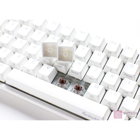 Billentyűzet Ducky ONE 2 SF MX Speed Silver RGB LED Magyar (HU) Fehér