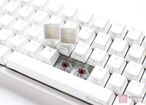 Billentyűzet Ducky ONE 2 SF MX Speed Silver RGB LED Magyar (HU) Fehér