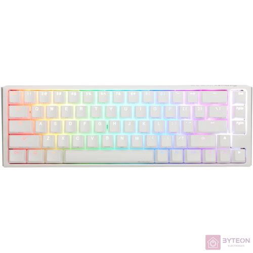 Billentyűzet Ducky ONE 3 SF MX Blue RGB Premium ABS Magyar (HU) Fehér