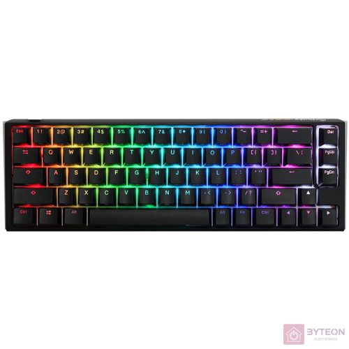 Billentyűzet Ducky ONE 3 SF MX Brown RGB Premium ABS Magyar (HU) Fekete