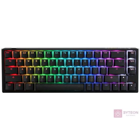 Billentyűzet Ducky ONE 3 SF MX Speed Silver RGB Premium ABS Magyar (HU) Fekete
