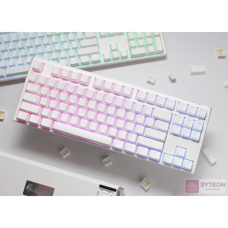 Billentyűzet Ducky ONE 3 TKL MX Black RGB Premium ABS Magyar (HU) Fehér