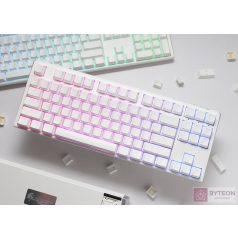   Billentyűzet Ducky ONE 3 TKL MX Blue RGB Premium ABS Magyar (HU) Fehér