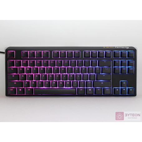 Billentyűzet Ducky ONE 3 TKL MX Brown RGB Premium ABS Magyar (HU) Fekete