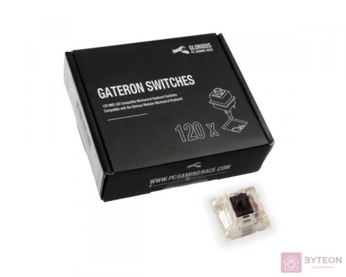 Billentyűzet kiegészítő Glorious Gateron Black Switch (120db)