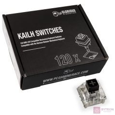   Billentyűzet kiegészítő Glorious Kailh Box Black Switch Lineáris Halk (120db)