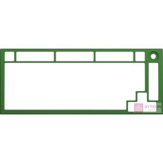   Billentyűzet kiegészítő Glorious GMMK Pro 75% burkolat Zöld