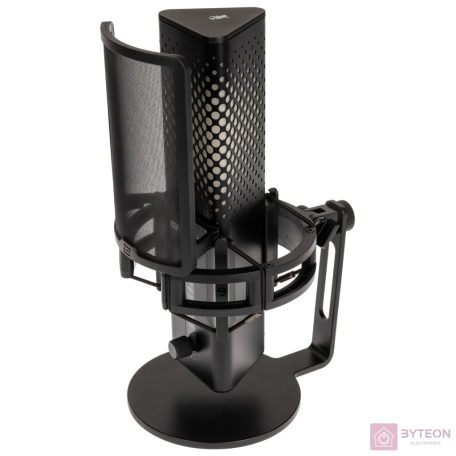 Mikrofon Endgame Gear XSTRM RGB kardioid kondenzátor USB Fekete