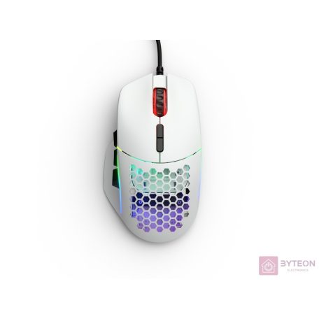 Egér Glorious Model I RGB Optikai USB Matt Fehér
