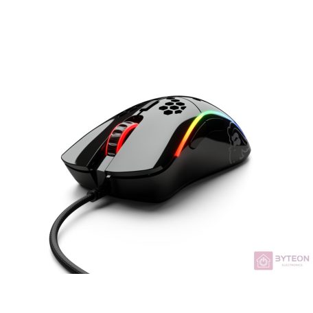 Egér Glorious Model D- RGB Optikai USB Glossy Fekete