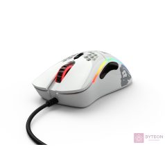 Egér Glorious Model D- RGB Optikai USB Glossy Fehér