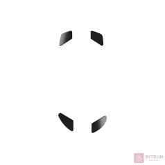   Egér kiegészítő Glorious G-Floats kerámia Skates Model D- 1 szett Fekete