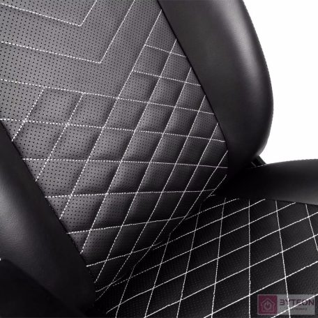 Gamer Szék alkatrész noblechairs ICON PU Fekete/Fehér háttámla