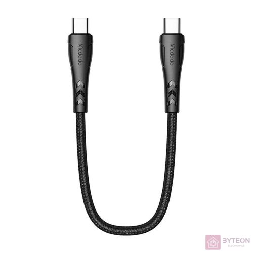 Mcdodo CA-7640 USB-C to USB-C cable, PD 60W, 0.2m (black)