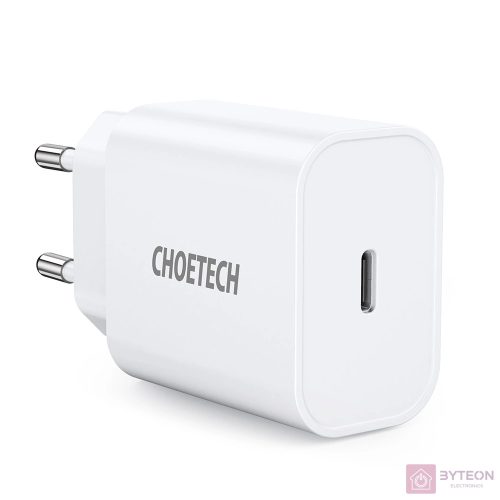 Choetech Q5004 EU USB-C mains charger, 20W (white)