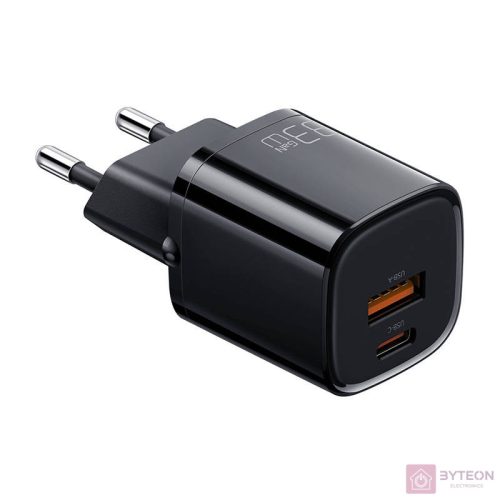 Mcdodo Nano GaN Charger CH-0151, USB + USB-C, 33W (black)