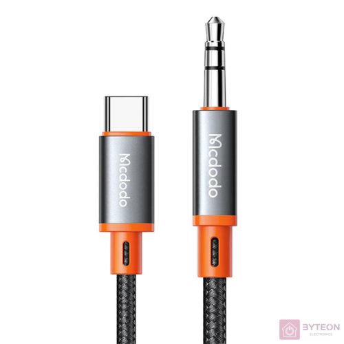 Mcdodo CA-0820 USB-C to 3.5mm AUX mini jack cable, 1.2m (black)
