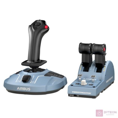 Thrustmaster TCA Officer Pack Airbus Edition USB Joystick és Gázkar Black/Blue
