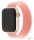FIXED kötött nylon szíj Apple Watch 38/40mm, XL méret, rózsaszín