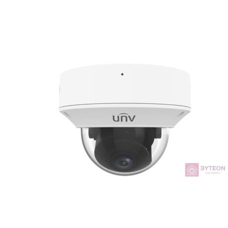 Uniview Prime-I 4MP Lighthunter dómkamera, 2.7-13.5mm motoros objektívvel, mikrofonnal