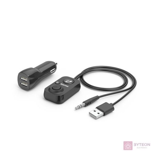 Hama Autós Bluetooth 5.1 Kihangosító (AUX bemenettel rendelkező autókhoz)