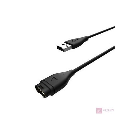 FIXED USB Charging Cable Garmin smartwatch, Fekete