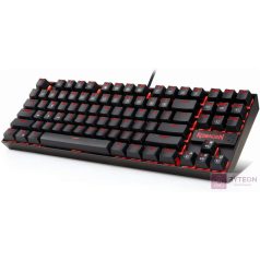   Redragon Kumara 2 Red LED Backlit Brown Mechanical Gaming Keyboard Black HU