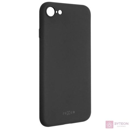FIXED gumírozott tok Apple iPhone 7/8/SE (2020) készülékhez, fekete