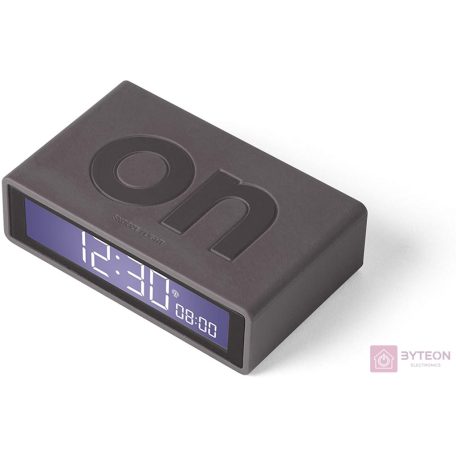 Lexon Flip+ LCD Alarm Clock Black