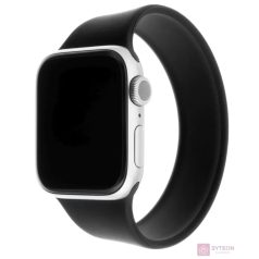 FIXED szilikon szíj Apple Watch 42/44mm, L méret, fekete