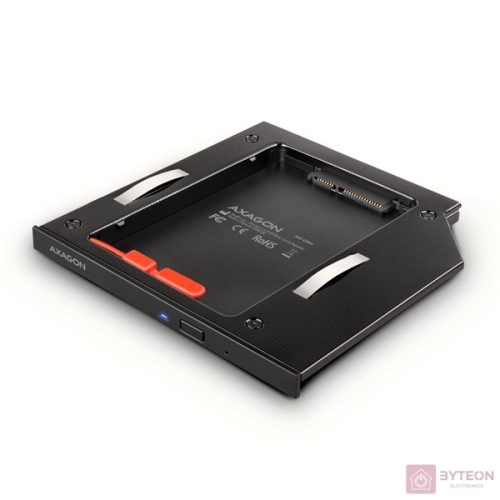 AXAGON RSS-CD09 ODD – 2,5‘ SATA SSD/HDD Caddy 9,5mm Black