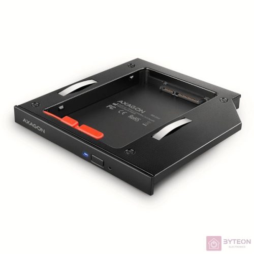 AXAGON RSS-CD12 ODD – 2,5‘ SATA SSD/HDD Caddy 12,7mm Black
