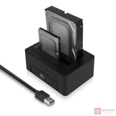   ACT AC1504 2,5‘ and 3,5‘ SATA dual hard drive docking station, USB 3.2 Gen1