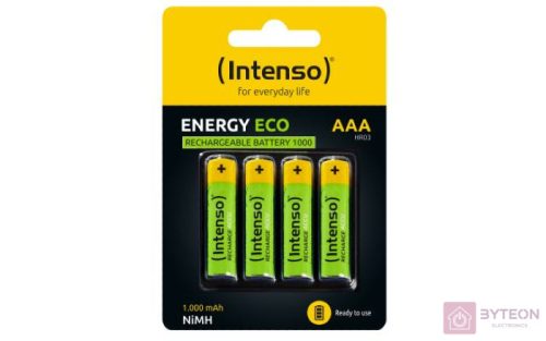 Intenso 1000mAh AAA Ni-MH akkumulátor 4db/csomag