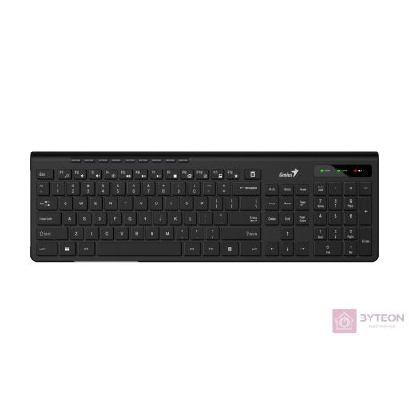 Genius SlimStar 7230 Wireless billentyűzet Black HU
