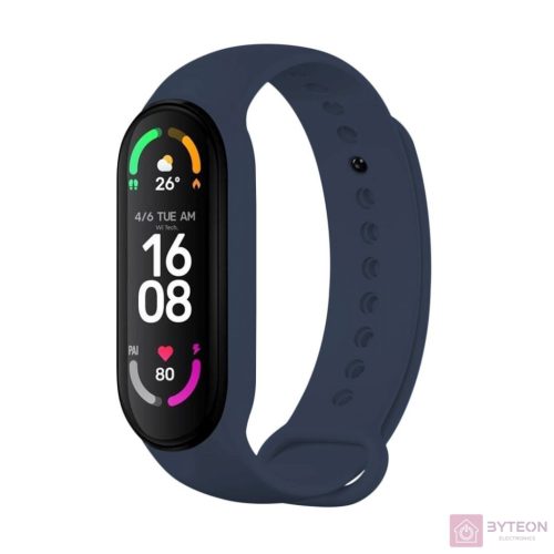 FIXED Silicone Strap for Xiaomi Band 7/ Mi Band 6/ Mi Band 5 Blue