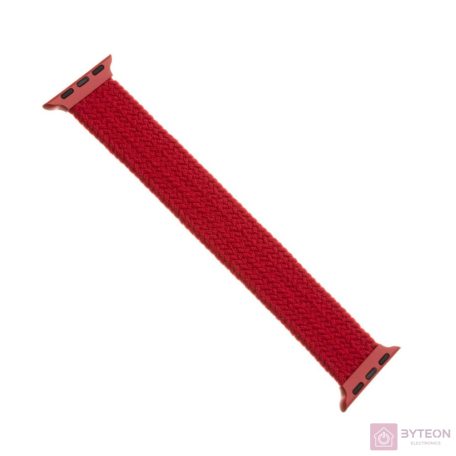 FIXED kötött nylon szíj Apple Watch 38/40mm, XL méret, piros