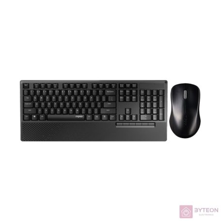 Rapoo X1960 Wireless Keyboard  Mouse Black HU