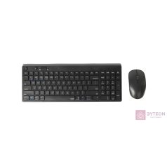 Rapoo 8050T Wireless Keyboard  Mouse Combo Black