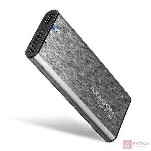 AXAGON EEM2-SG2 SuperSpeed+ USB-C - M.2 NVMe  SATA SSD RAW box