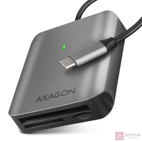 AXAGON CRE-S3C SUPERSPEED USB-C UHS-II Card Reader Black