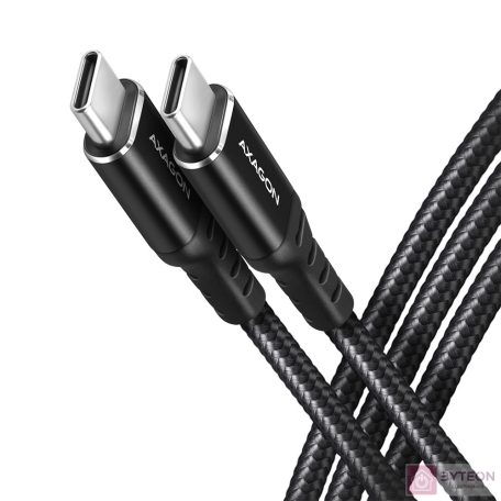 AXAGON BUCM-CM10AB HQ USB-C  USB-C Cable 1m Black