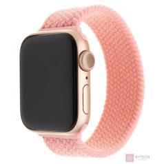   FIXED kötött nylon szíj Apple Watch 38/40mm, L méret, rózsaszín